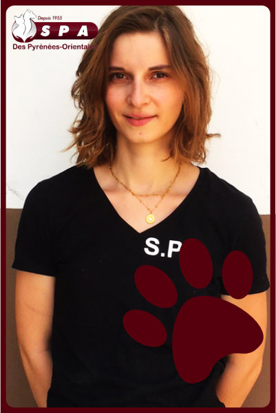 Laura, bénévole à la S.P.A des Pyrénées-Orientales - Perpignan Sud